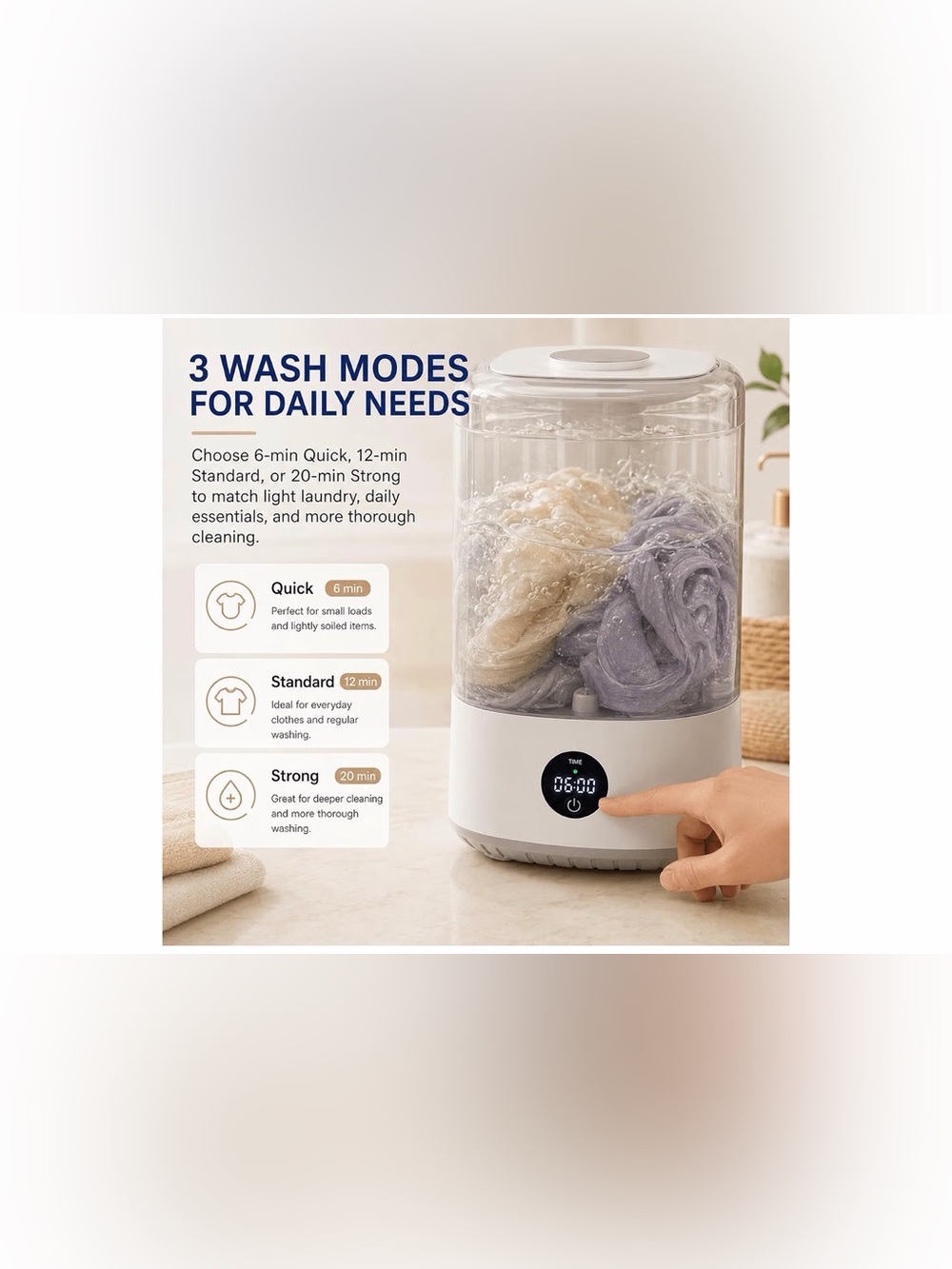 Portable Mini Washing Machine - Picture 6 of 6